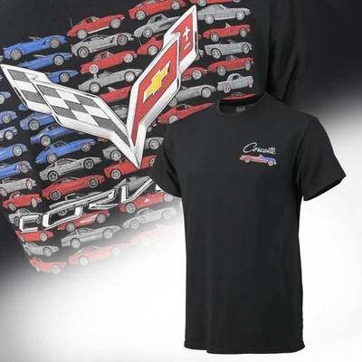 Camiseta C7 Corvette 2014-2019 bandera americana Foto 1 de 4