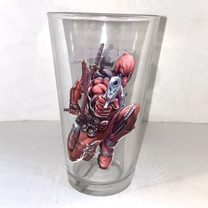 Marvel Comics ~ DEADPOOL ~ 'Toon Tumblers ~ 16 oz Pint Glass ~ 2011 - Picture 1 of 4
