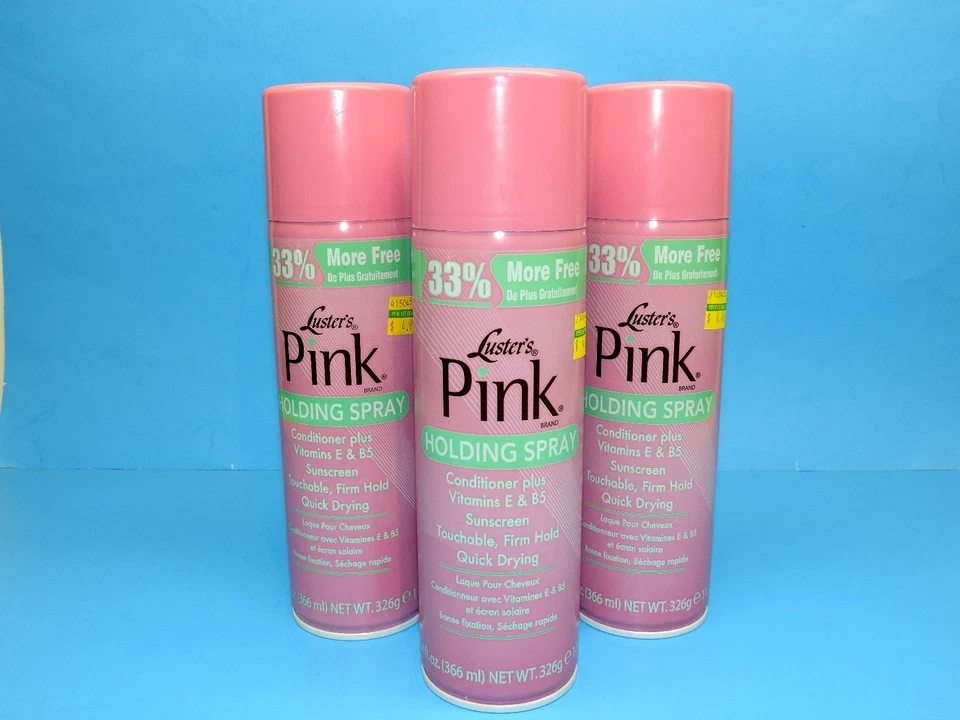 Spray de sujeción rosa 3 lusters spray para el cabello 12,4 oz. LATAS NUEVAS 33% MÁS 2011 Foto 1 de 4