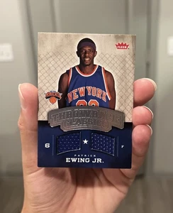2008-09 Fleer Throwback Classics #NBA-PE Patrick Ewing Jr. Jersey Relic RC - Bild 1 von 3