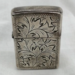 ZIPPO STERLINGSILBER Ölfeuerzeug - Bild 1 von 13