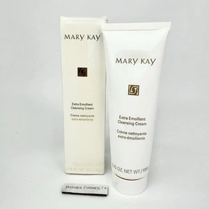 Mary Kay EXTRA EMOLLIENT CLEANSING CREAM 3.75 Oz Very Dry Skin New White Box HTF - Picture 1 of 16