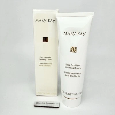 CREMA LIMPIADORA EXTRA EMOLIENTE Mary Kay 3,75 OZ piel muy seca nueva caja blanca difícil de encontrar Foto 1 de 4