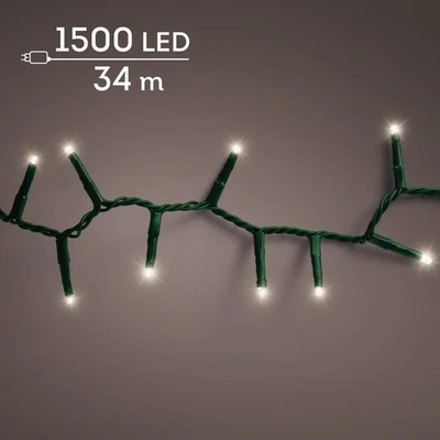Lumineo Lichterkette Kompakt Beleuchtung warm weiß 1500 LED 3400cm (495342) - Bild 1 von 2