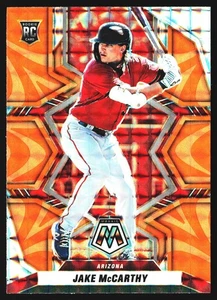 Jake McCarthy 2022 Panini Mosaic Rookie Orange Prizm Arizona Diamondbacks #203 - Picture 1 of 2