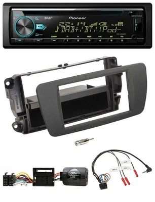 Pioneer DAB Lenkrad CD USB Bluetooth Autoradio für Seat Ibiza tuam grey - Bild 1 von 4