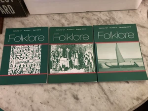 Folklore Journal, Volume 121, Issues 3 (2010) Softcovers. April to December - Picture 1 of 7