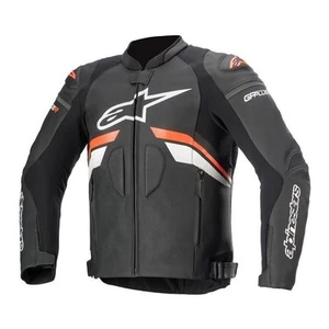 Leather Jacket Alpinestar Motorbike Racing Biker JacketXS-3XL-All Sizes. - Picture 1 of 5