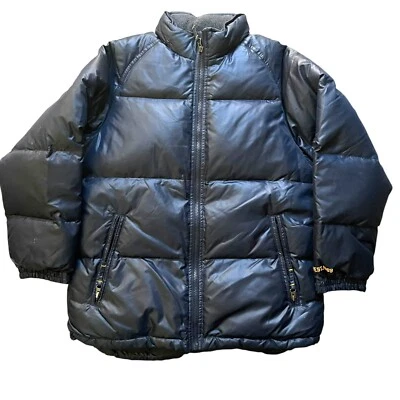 Vtg Gap G-86 Puffer Jacket Boys XL Tall 75% Down Filler Retro Heavyweight * — 第 1/4 张图片