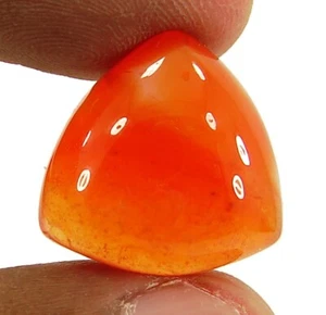 Piedra preciosa suelta de cornalina naranja natural de 21,05 quilates cabujón envoltura de alambre - 2037 - Imagen 1 de 2