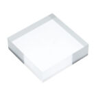 Acrylic Display Stand Base 6x6x1.2 Inch Solid Clear Square Display Riser