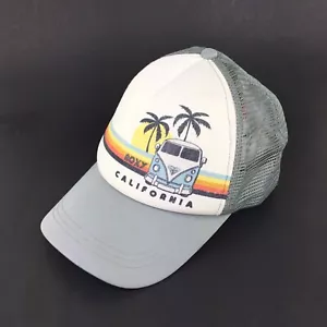 ROXI CALIFORNIA - COMBI Van Logo Trucker Sombrero Gorra Snapback Mujer Algodón Poli - Imagen 1 de 8