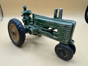 Arcade Cast Aluminum Model A John Deere Tractor 1/16th Scale