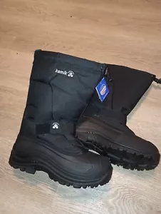 Brand New Kamik Sz 13. Winter Snow Boots Blk Waterproof Removable Lining -40 C - Picture 1 of 7