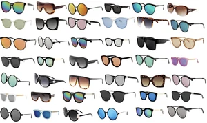 42 PCS OVERSIZED WOMENS FASHION STYLE SUNGLASSES BULK LOT WHOLESALE - Picture 1 of 1