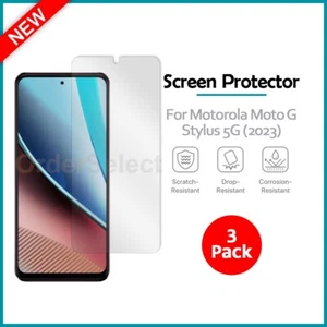 3-Pack LCD Clear HD Screen Protector for Phone Motorola Moto G Stylus 5G (2023) - Picture 1 of 4