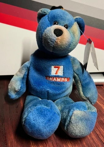 Denver Broncos John Elway 7 Beanbag Bear Plush Limited Treasures NWT Cover