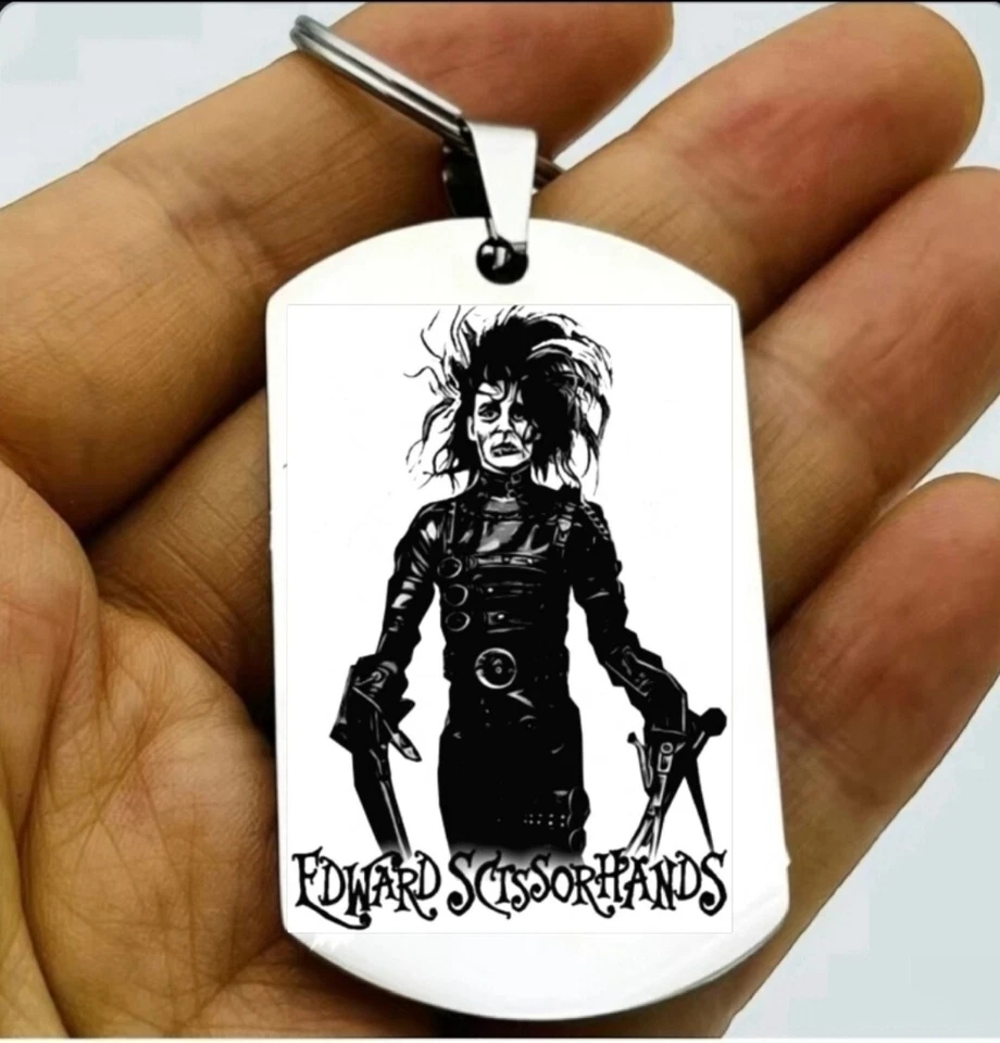 Llavero Edward Scissorhand arte de película Foto 1 de 1