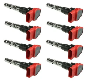 NGK Set of 8 Ignition Coils COP (Pencil Type) For Audi Volkswagen 4.2L V8 - Picture 1 of 1
