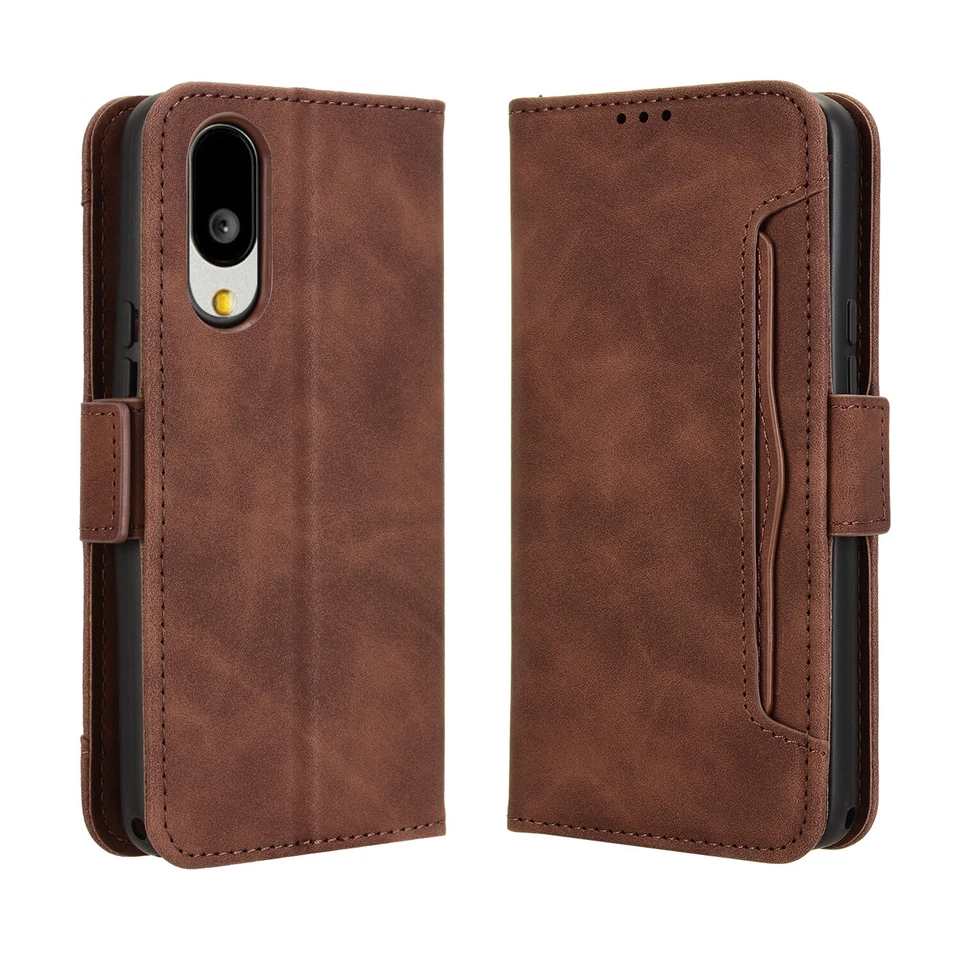 For Sharp Aquos Basio Active 3, Separable Card Slot Leather Wallet Case Cover - Image 1 of 4
