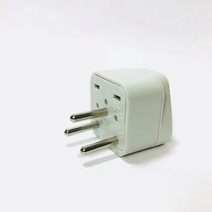 Universal To Israel Plug Adapter Type H For Israeli Outlet- Accepts Most Plugs - Picture 1 of 7