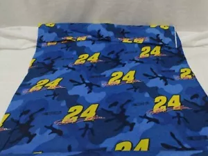 41” Fabric l Blue Camo BOY Jeff Gordon 24 Race Car 2 yard cut - Picture 1 of 1