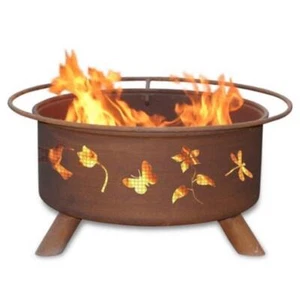 Flower & Garden Steel Fire Pit by Patina Products - Bild 1 von 1