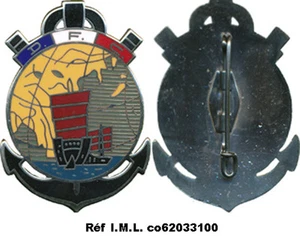Détachement Français de CHANGHAI, 45 mm, reproduction émail, Sans (5077) - Imagen 1 de 1