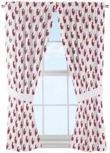 Washington State Cougars Window Curtain Panels – Set of 2 (82" x 63") - Picture 1 of 1