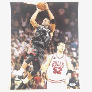 Dwyane Wade signed 11x14 photo PSA/DNA Miami Heat Autographed - Picture 1 of 3