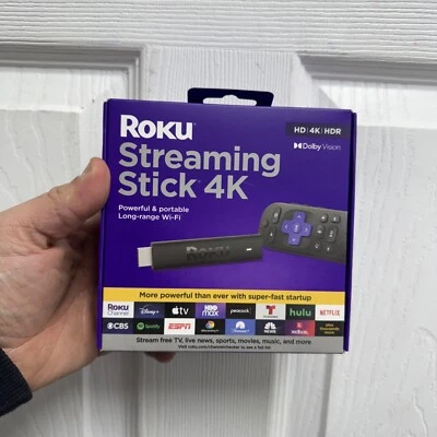 Roku Streaming Stick 4K/HDR/Dolby Vision Streaming Device with Roku Voice Remote - Image 1 of 4