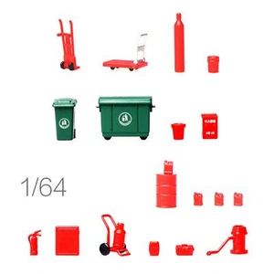 1:64 Scale Oil Shop Tool Garage Equipment Diorama Accessories Scenery Prop Model - Picture 1 of 6