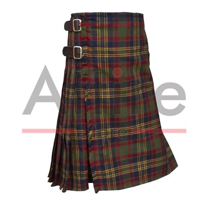 Scottish Handmade Traditional County Cork Tartan Kilt- County Cork Kilt - Image 1 of 4