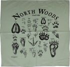 North Woods Field Guides Animal Track Of North America coton PISTE-BANDANA-VERT
