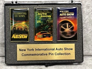 New York International Auto Show Pin Collection 2000 2001 2002 Set Lot Y2K - Bild 1 von 10