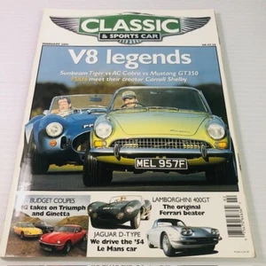 Classic And Sports Car Magazine 2001 February Sunbeam Tiger, Mustang GT350 - Picture 1 of 14