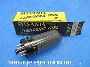 NOS 50L6GT Vacuum Tube - SYLVANIA - USA - 1950's (TESTED, FREE SHIPPING!!!!) - Bild 1 von 4