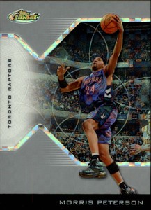 2004-05 Finest X-Fractors Raptors Basketball Card #62 Morris Peterson/199