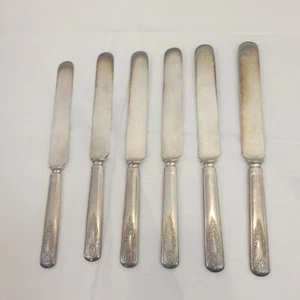 1847 Rogers Bros "Old Colony" Silver Plate Set of 6 Dinner Knives Free Shipping - Picture 1 of 5