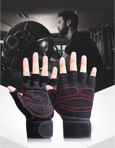 Material poliéster Color Guantes Negro Hombres Mujeres Moda Prendas Ropa Guante - Imagen 1 de 18