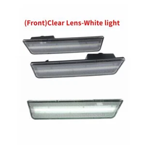 Luces marcadoras laterales delanteras LED para lente transparente 08-14 Dodge Challenger blanca - Imagen 1 de 10