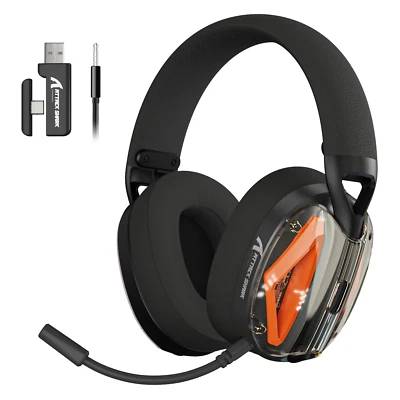 ATTACK SHARK L60 Ultra-Light Gaming Headset for PC/PS4/Xbox 2.4G/Bluetooth/3.5mm