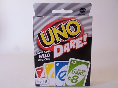Uno Dare! Card Game Same Game Wild Choices! Mattel Kids or Adults ages 7 and up - Image 1 of 2