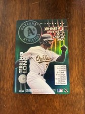 2001 MLB Showdown Terrence Long Unlimited FOIL #317 Athletics