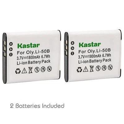 Batería Li-50B para PENTAX Optio WG-1 WG-2 WG-3 WG-30 WG-40 WG-50, Megazoom X70  Foto 1 de 4