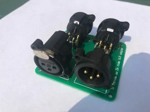 Adattatore splitter cavi XLR 3 vie 1x presa a 3 x spina KMTech - Foto 1 di 2