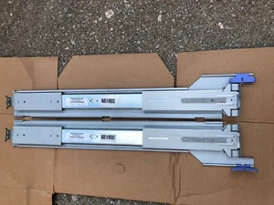 IBM P59P6834 P59P6835 8684-1RX RXE-100 Enclosure Left & Right 2U Rack Mount Rail - Picture 1 of 6