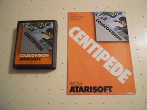 Centipede by Atarisoft (ColecoVision, 1983) Game Cartridge w/Mnl - Tested/Works - Picture 1 of 8