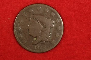 1832 Großer Cent, kleine Legende, kleine Stückelung, zirkuliert - Bild 1 von 4