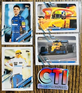 2021 TOPPS FORMULA 1 F1 - LANDO NORRIS - BASE CARDS - YOU PICK - MCLAREN F1 TEAM - Picture 1 of 2